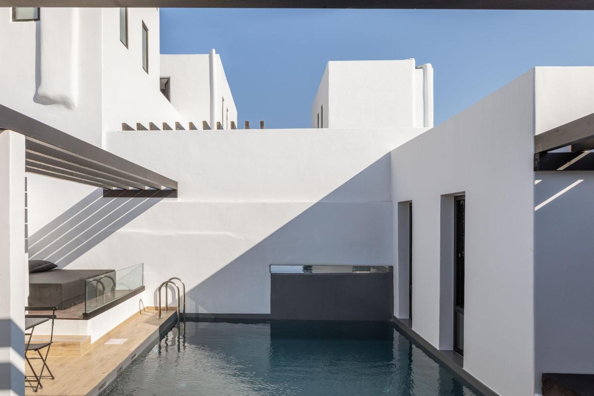 Laguna Suites In Mazera Mykonos Mykonos Town Bagian luar foto