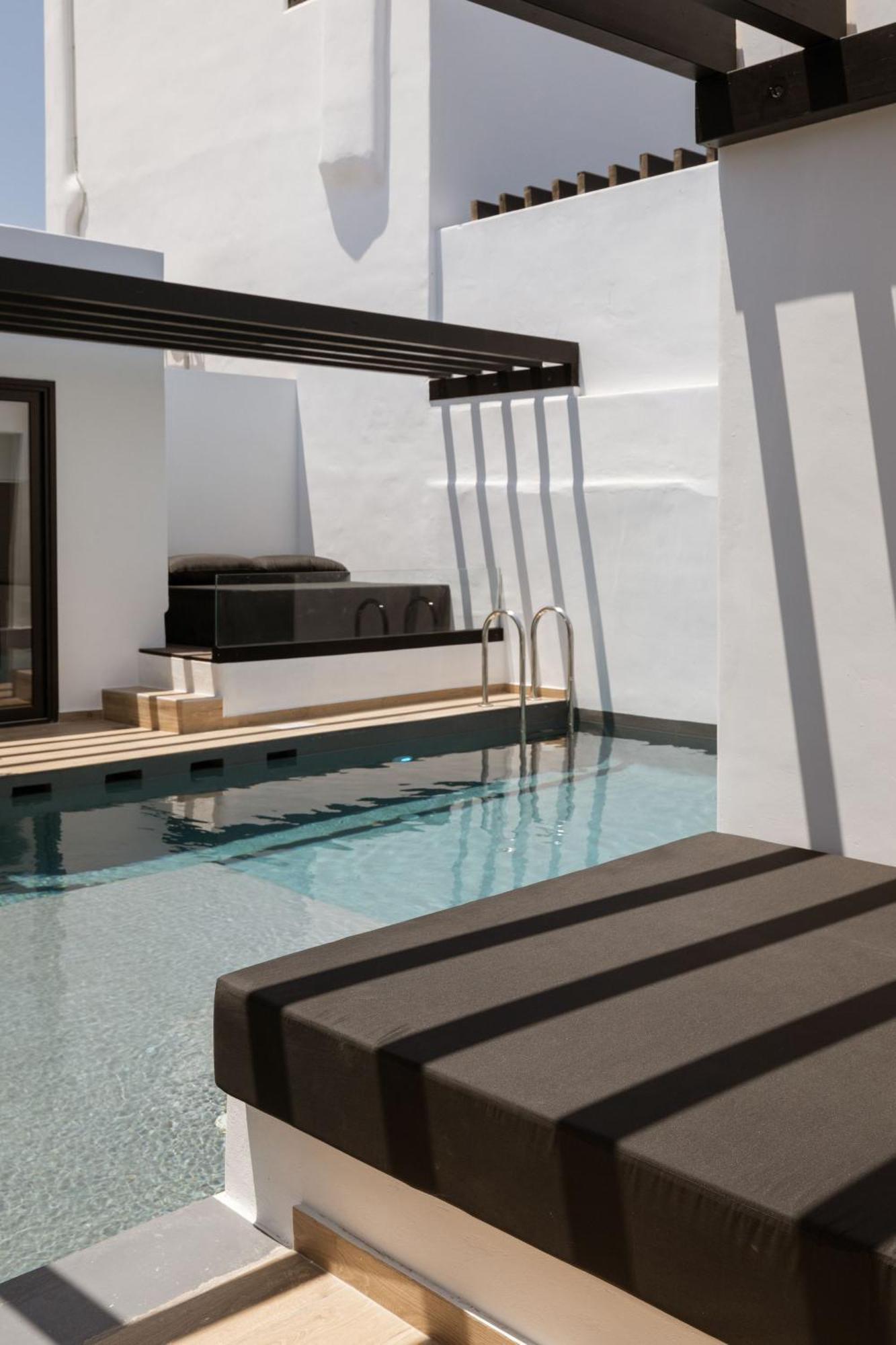 Laguna Suites In Mazera Mykonos Mykonos Town Bagian luar foto