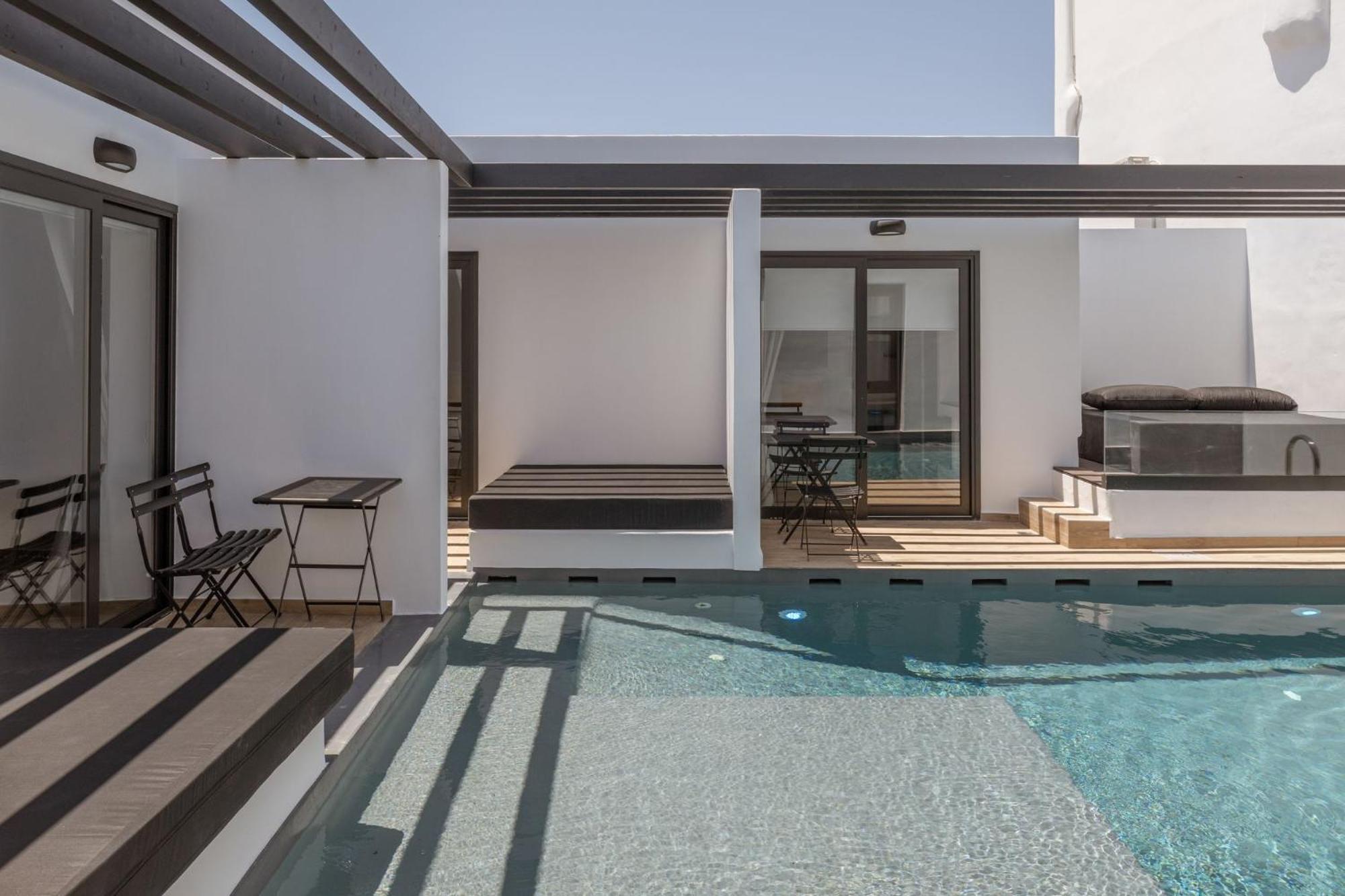 Laguna Suites In Mazera Mykonos Mykonos Town Bagian luar foto