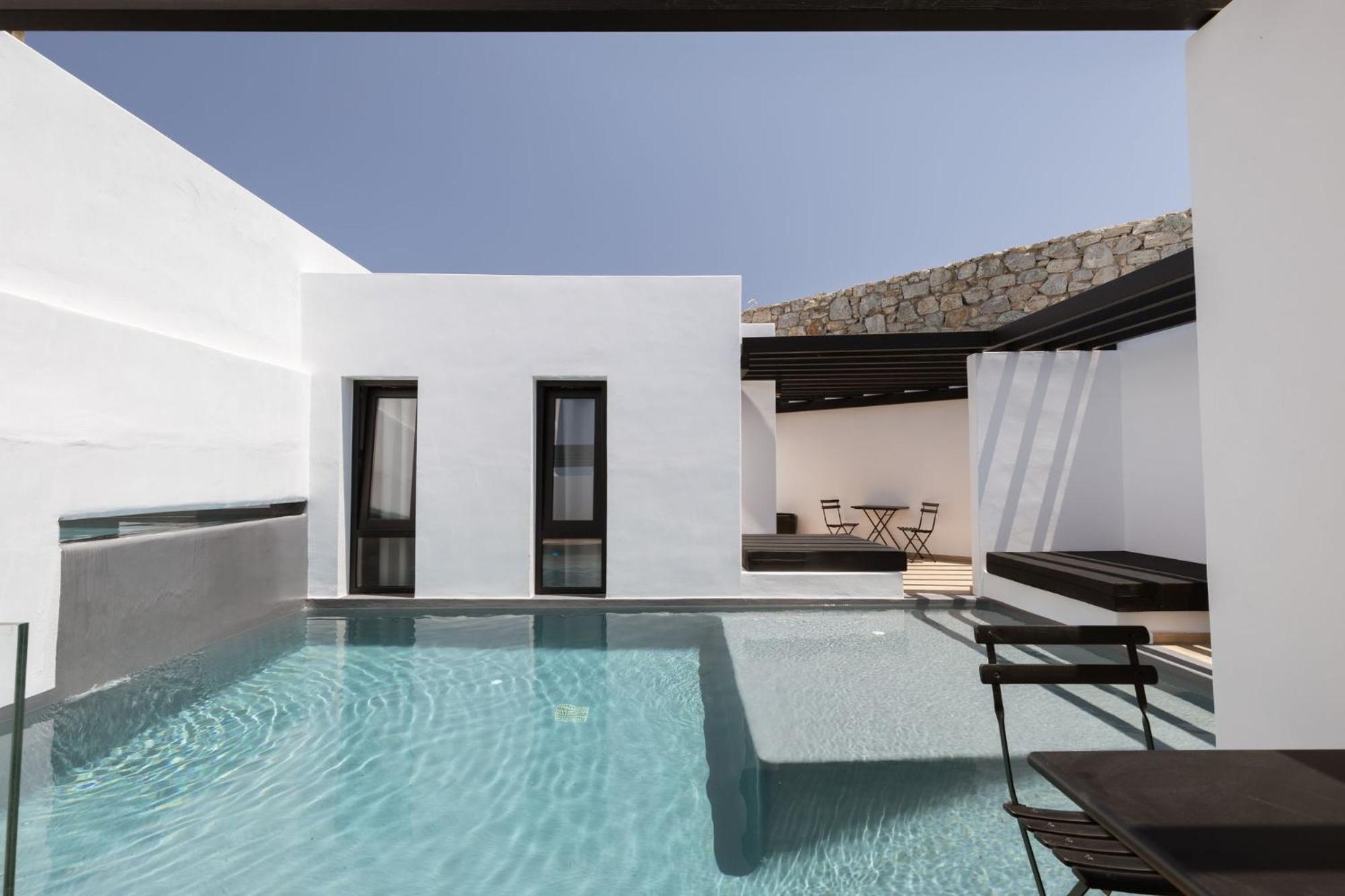 Laguna Suites In Mazera Mykonos Mykonos Town Bagian luar foto