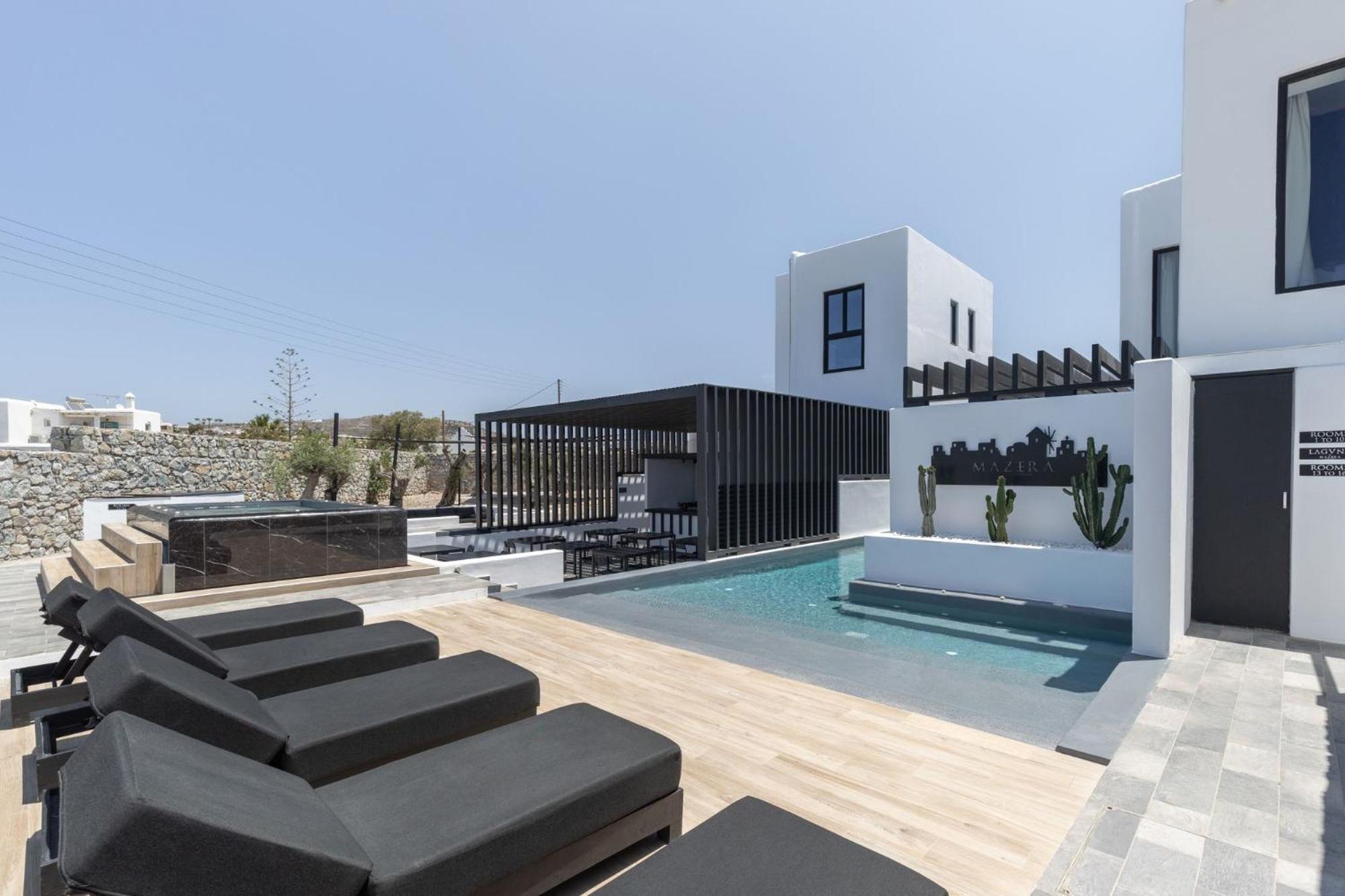 Laguna Suites In Mazera Mykonos Mykonos Town Bagian luar foto