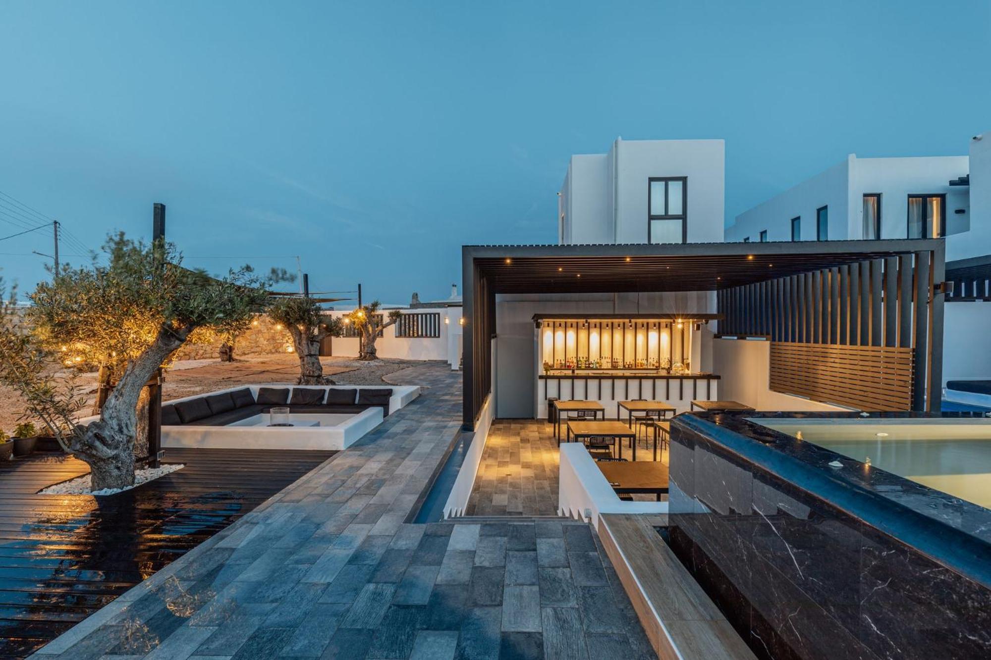 Laguna Suites In Mazera Mykonos Mykonos Town Bagian luar foto